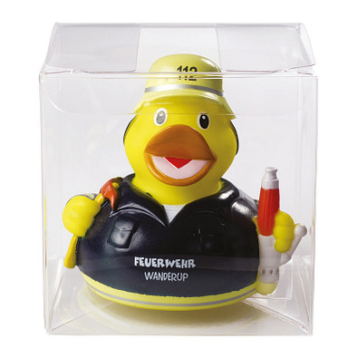 Kunststoffbox für Quietsche-Enten, transparent