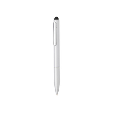 Kymi Stift mit Stylus aus RCS recyceltem Aluminum, silber
