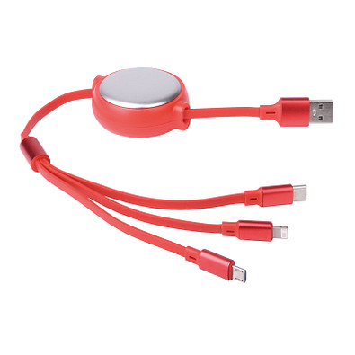 Ladekabel RETRACT,rot