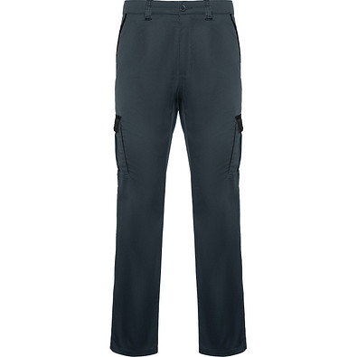 Lange Hose Trooper in Farbkombination, 48, bleigrau/schwarz