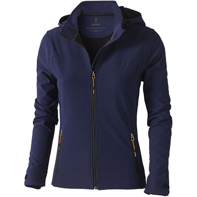 ELEVATE Damen Softshell Jacke Langley, dunkelblau, L