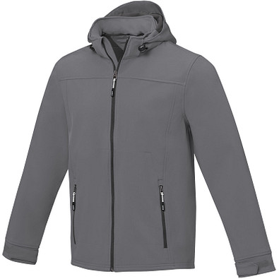 Langley Softshelljacke für Herren, stahlgrau,  XXL
