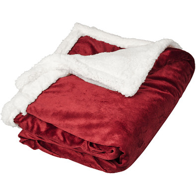 Lauren Sherpa-Fleece Plaid-Decke, bordeaux Lauren Sherpa-Fleece Plaid-Decke, bordeaux
