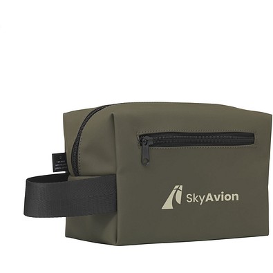 Lennon RCS Recycled PU Kulturtasche, Dunkelgrün