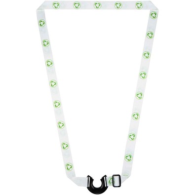 Lian RPET Sublimation Lanyard mit Flaschenhalter, schwarz