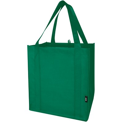 Liberty Tragetasche mit hartem Boden aus recyceltem GRS Non Woven 6 L, grün