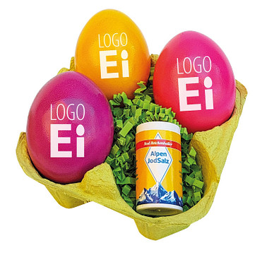 LogoEi 3er +  Salz - Grün - bunt sortiert