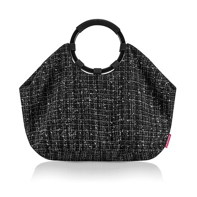 loopbag hobo, bouclé black