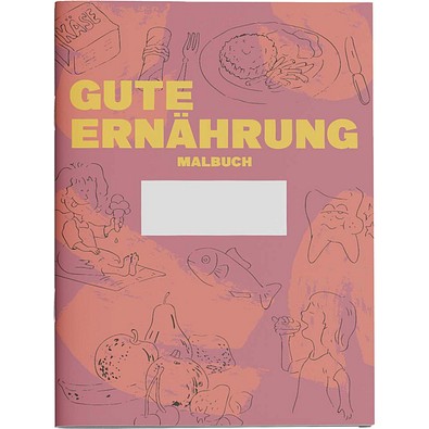 Malbuch A4, Gute Ernährung