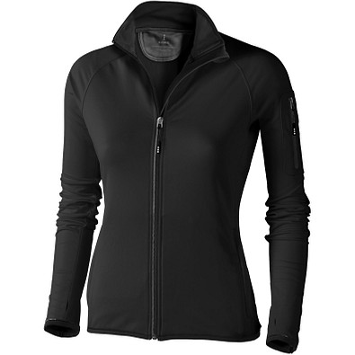 ELEVATE Damen Powerfleecejacke Mani, schwarz, M ELEVATE Damen Powerfleecejacke Mani, schwarz, M