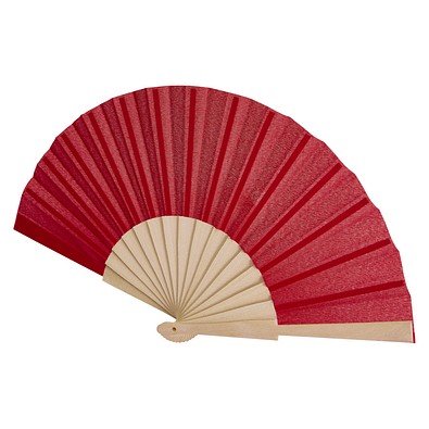 Manuela Handfächer, rot