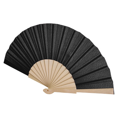 Manuela Handfächer, schwarz
