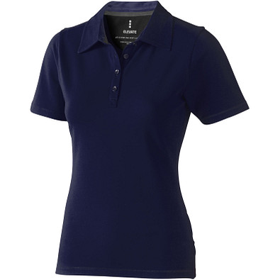 ELEVATE Damen Stretch Poloshirt Markham, dunkelblau, M
