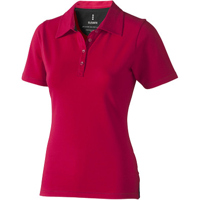 ELEVATE Damen Stretch Poloshirt Markham, rot, XXL ELEVATE Damen Stretch Poloshirt Markham, rot, XXL