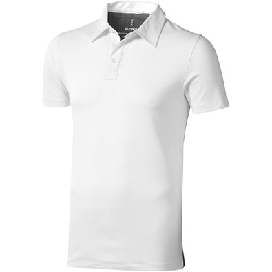 ELEVATE Herren Stretch Poloshirt Markham, weiß, XXXL