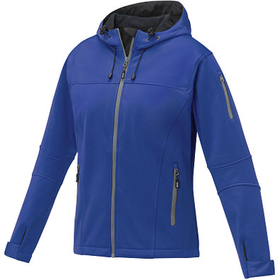 Match Softshelljacke für Damen, blau, M
