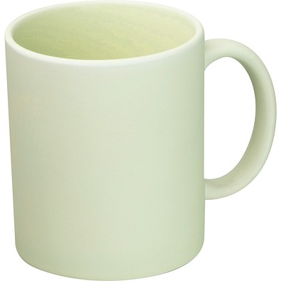 Matte Sublimationstasse aus Keramik ARIEL, apfelgrün