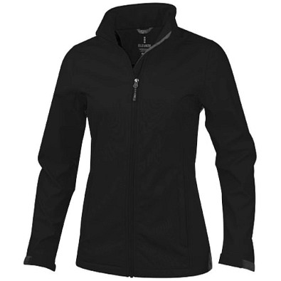 ELEVATE Damen Softshell Jacke Maxson, schwarz, L