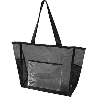 Mesh 23 L Tragetasche aus Recyclingmaterial, schwarz