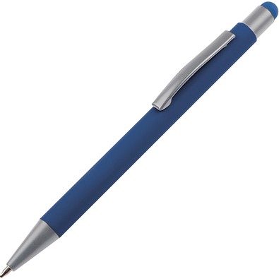 Metall Kugelschreiber mit Touch-Pen Rio,dunkelblau