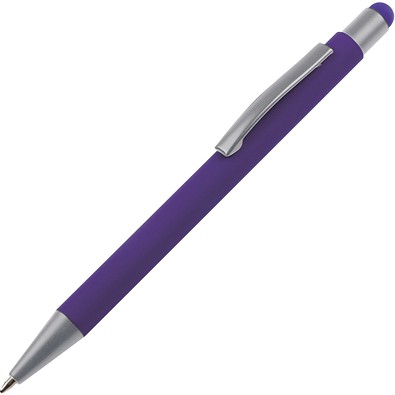 Metall Kugelschreiber mit Touch-Pen Rio,lila