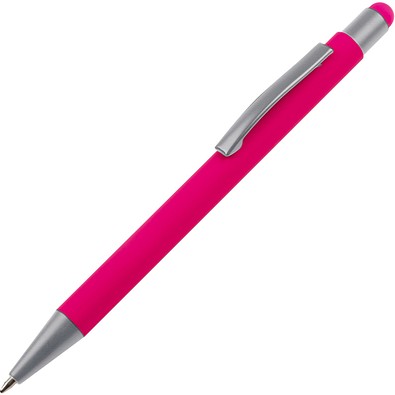 Metall Kugelschreiber mit Touch-Pen Rio,pink