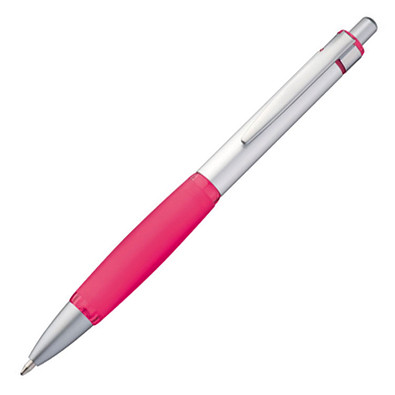 Metall-Druckkugelschreiber Yokohama, blaue Mine, pink Metall-Druckkugelschreiber Yokohama, blaue Mine, pink