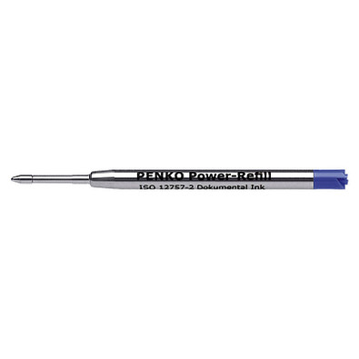 PENKO® Metall Power Großraummine blau schreibend, 8000 m, Dokumental-Paste