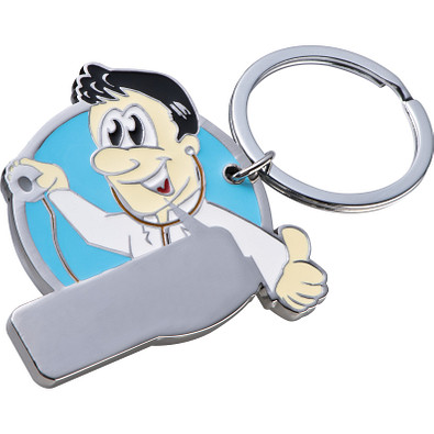 Metall-Schlüsselanhänger Arzt