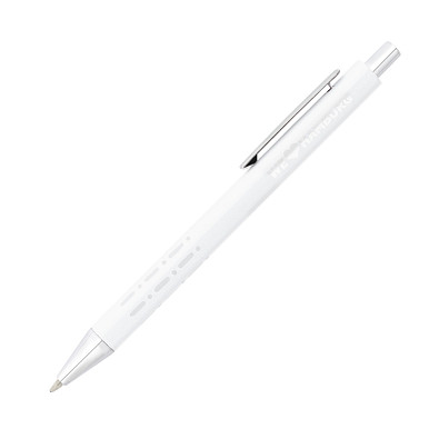 Metall-Kugelschreiber Göteborg, blaue Mine, weiß