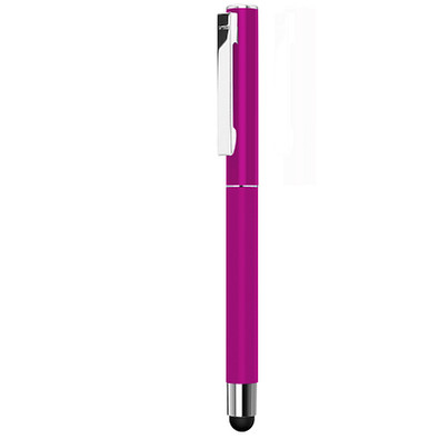 uma® Metall-Rollerball Straight, schwarze Mine, pink