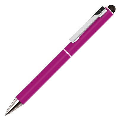 uma® Metall-Touchkugelschreiber Straigth, blaue Mine, pink uma® Metall-Touchkugelschreiber Straigth, blaue Mine, pink