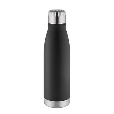 METMAXX® Edelstal-Trinkflasche 500 ml, Antibak, schwarz METMAXX® Edelstal-Trinkflasche 500 ml, Antibak, schwarz