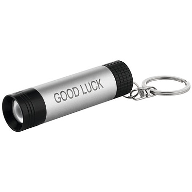 METMAXX® LED Lampe Megabeam LogoKey komplett, silber/schwarz METMAXX® LED Lampe Megabeam LogoKey komplett, silber/schwarz