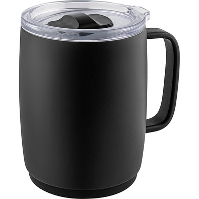 Metmaxx® Thermobecher Crema OfficeVibeThermo schwarz mit Deckel