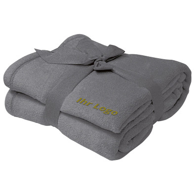 Microfleece-Kuscheldecke, grau Microfleece-Kuscheldecke, grau
