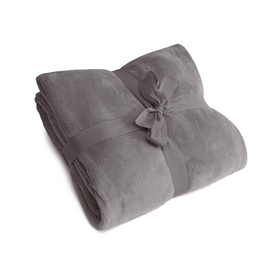 Microfleece-Kuscheldecke, grau Microfleece-Kuscheldecke, grau