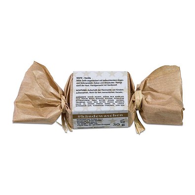 Mini-Seife, Vanille Homemade, 1-seit. Druck