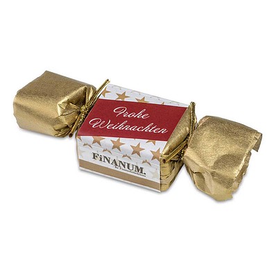 Mini-Seife, Zimt-Orange DeLuxe Gold, 1-seit. Druck