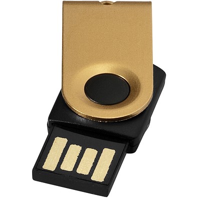 Mini USB-Stick, gold, 4GB