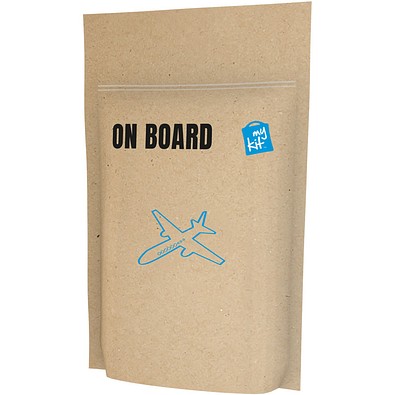 MiniKit Flugzeug in Papierhülle, Kraftpapier