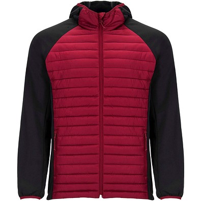 Minsk Hybrid Thermojacke Unisex, rot, 2XL