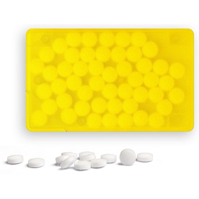 MintCard, 7 g, gelb-transparent, ohne Druck