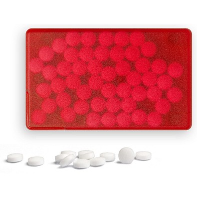 MintCard, 7 g, rot-transparent, ohne Druck