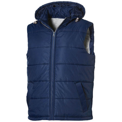 Slazenger™ Herren Weste Mixed Doubles Bodywarmer mit Kapuze, dunkelblau, XL Slazenger™ Herren Weste Mixed Doubles Bodywarmer mit Kapuze, dunkelblau, XL