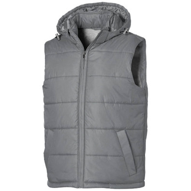 Slazenger™ Herren Weste Mixed Doubles Bodywarmer mit Kapuze, grau, XL Slazenger™ Herren Weste Mixed Doubles Bodywarmer mit Kapuze, grau, XL