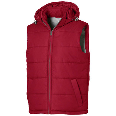 Slazenger™ Herren Weste Mixed Doubles Bodywarmer mit Kapuze, rot, XXXL Slazenger™ Herren Weste Mixed Doubles Bodywarmer mit Kapuze, rot, XXXL