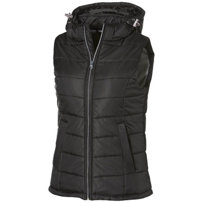 Slazenger™ Damen Weste Mixed Doubles Bodywarmer mit Kapuze, schwarz, XXL Slazenger™ Damen Weste Mixed Doubles Bodywarmer mit Kapuze, schwarz, XXL