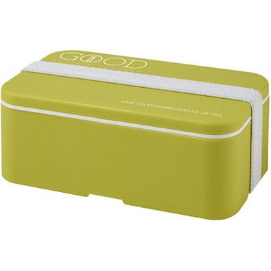 MIYO Lunchbox, limone, weiß