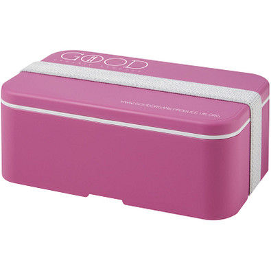 MIYO Lunchbox, magenta, weiß
